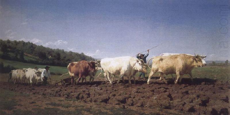 Ploughing in the Nivenais, Rosa Bonheur